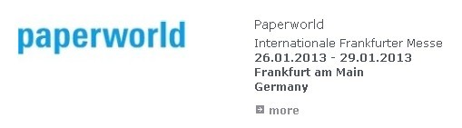 翘首以待！德国法兰克福文具展Paper world2013