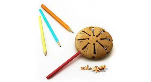 棒棒糖卷笔刀Lollypop--能削出不同形状的铅笔头