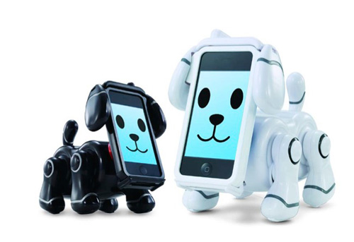 日本万代的Smartpet可以将你的IPHONE和IPOD TOUCH 变身为机器宠物狗。