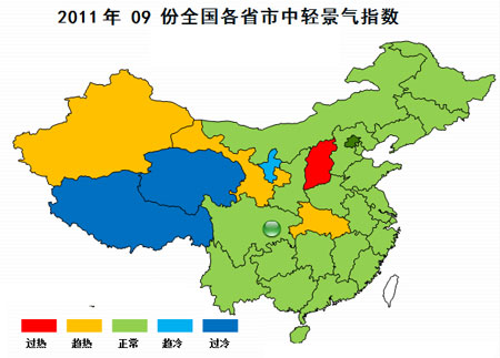 中国轻工业信息中心发布9月份中轻景气指数