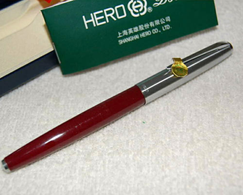 没落贵族的辉煌 英雄钢笔pk派克钢笔